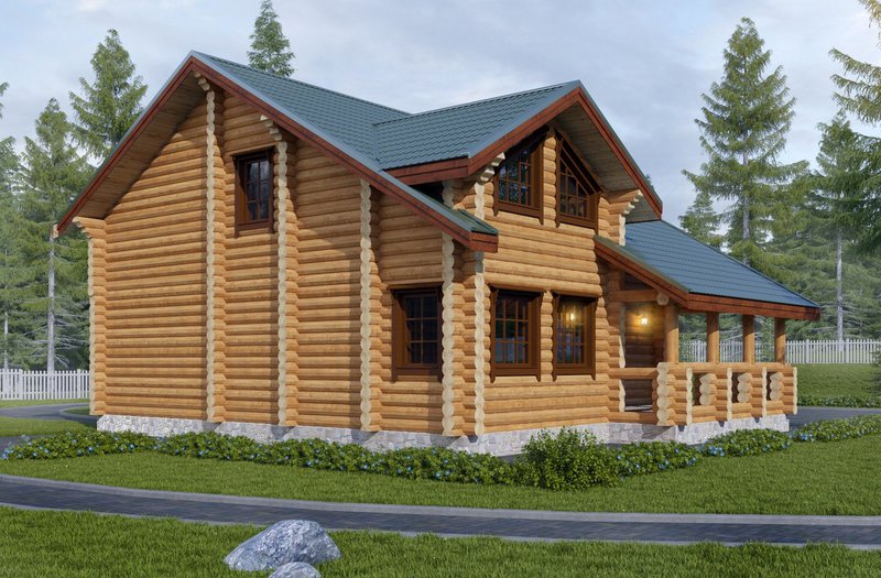 Проект деревянного дома Клевер