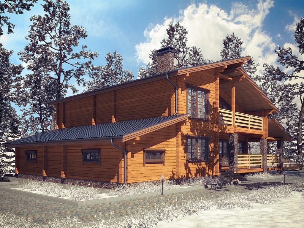 Проект деревянного дома Злагода