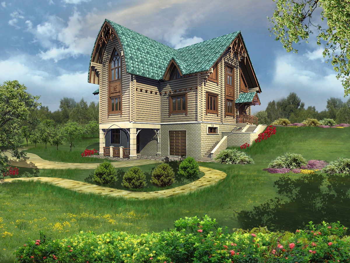 Проект деревянного дома Поляна